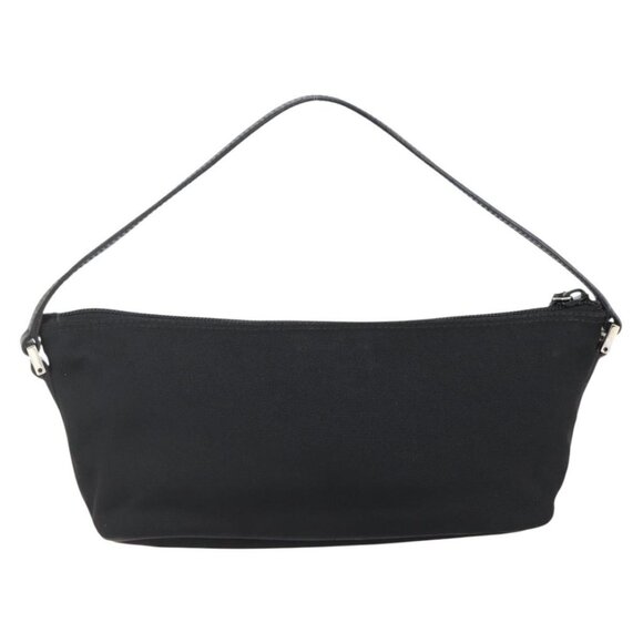 GUCCI Accessory Pouch Nylon Black Silver 039 1103 Auth ti3444 - Picture 3 of 16